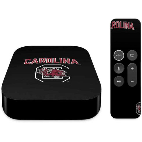 University of South Carolina Athletic Text & Logo Apple TV Skin